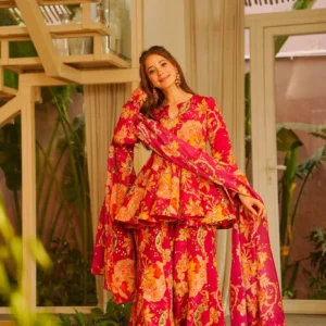 Kresha Heavy Wedding Wear Sharara Set