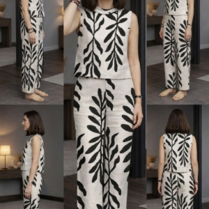 Reyansh24 -Italian heavy georgette
Speciality 
latest design cord set Full Stitched
 sleeveless